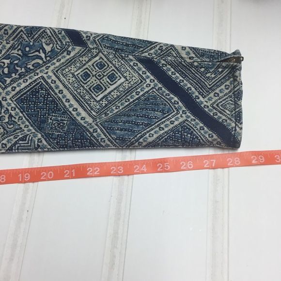 Ralph Lauren Denim Supply Blue Mosaic Printed Pant - Picture 3 of 8